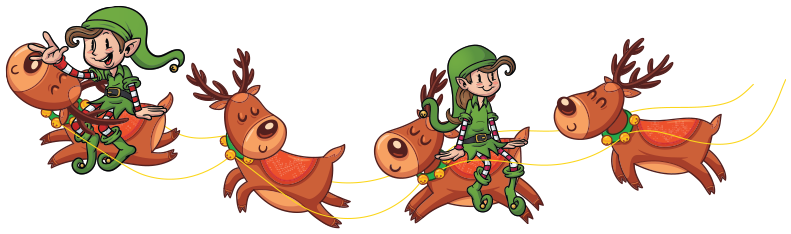 Elves and reindear