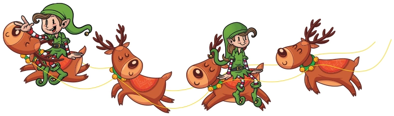 Elves and reindear