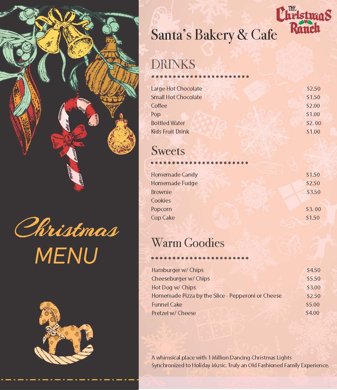 food menu